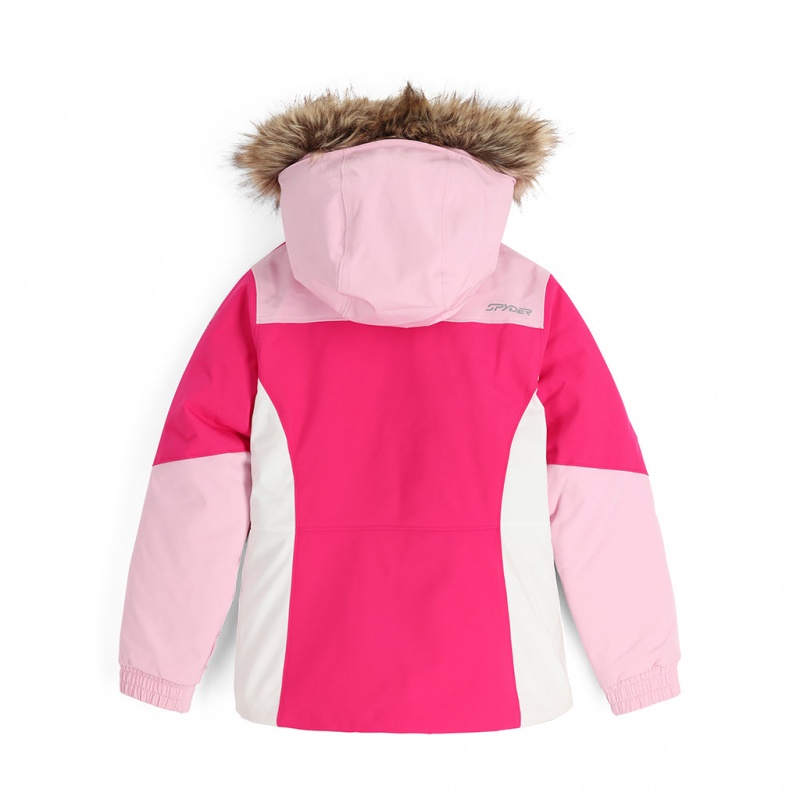 Pink Spyder Girls Lola Insulated Jacket | ISD-436097