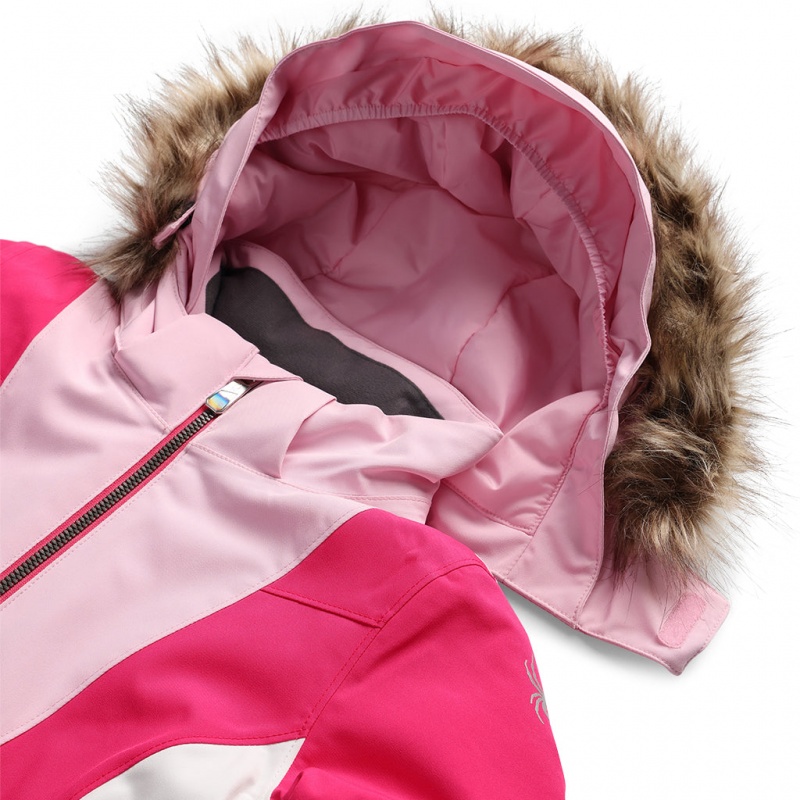 Pink Spyder Girls Lola Insulated Jacket | ISD-436097