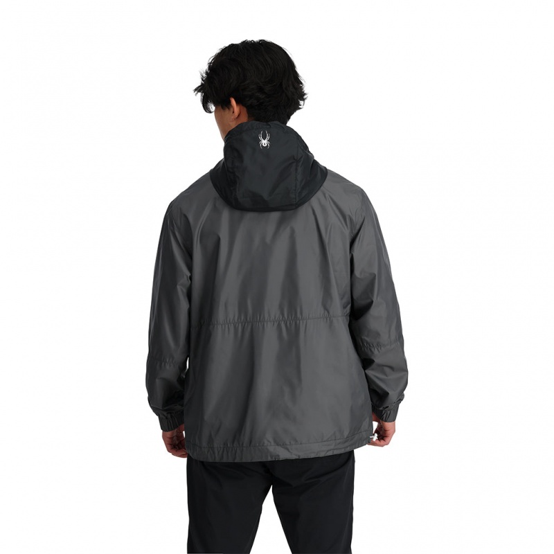 Polar Spyder Unisex Belford Windbreaker Shell Jacket | TXV-768351