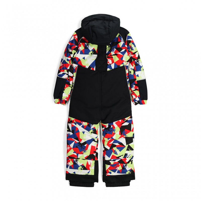 Red Combo Spyder Boys Stevie Snowsuit Snowsuit | QTC-064518