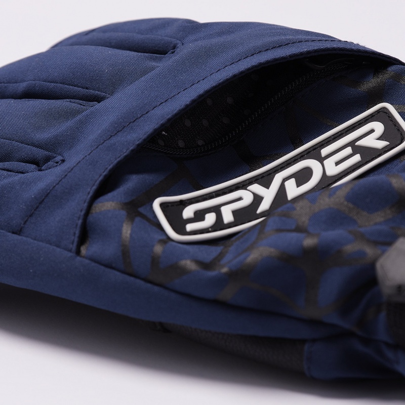 True Navy Spyder Overweb Glove | MDP-453762