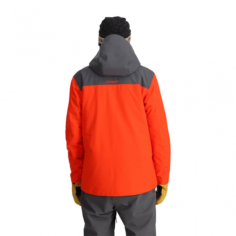 Twisted Orange Spyder Anthem Insulated Jacket | CZV-913286