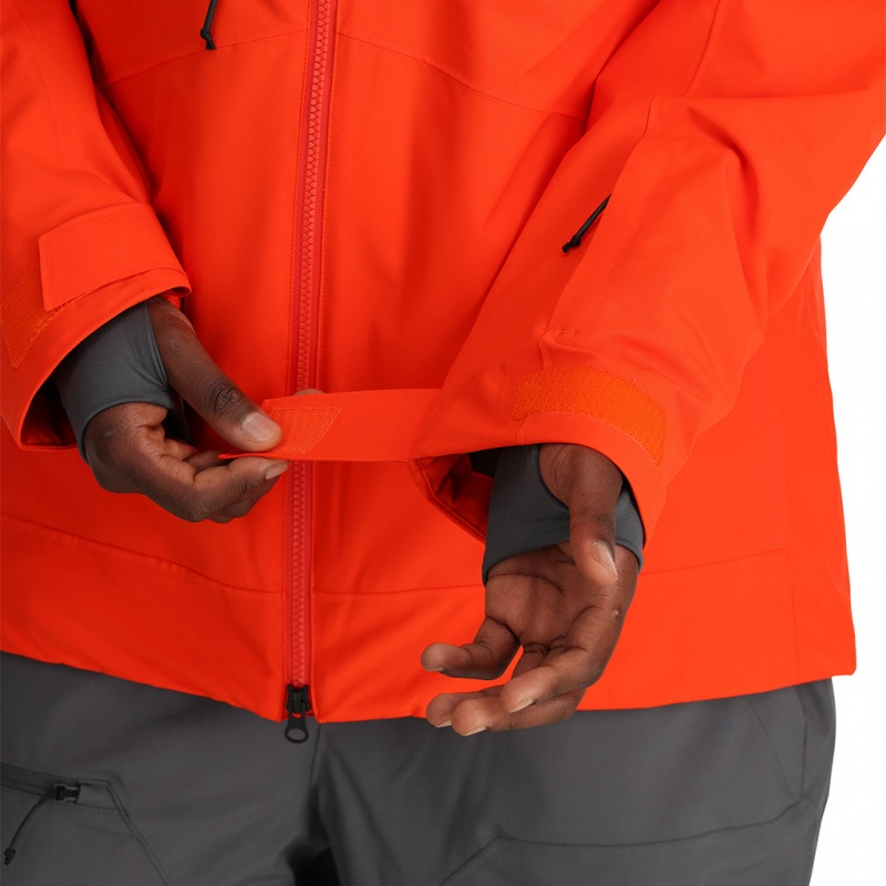 Twisted Orange Spyder Anthem Insulated Jacket | CZV-913286