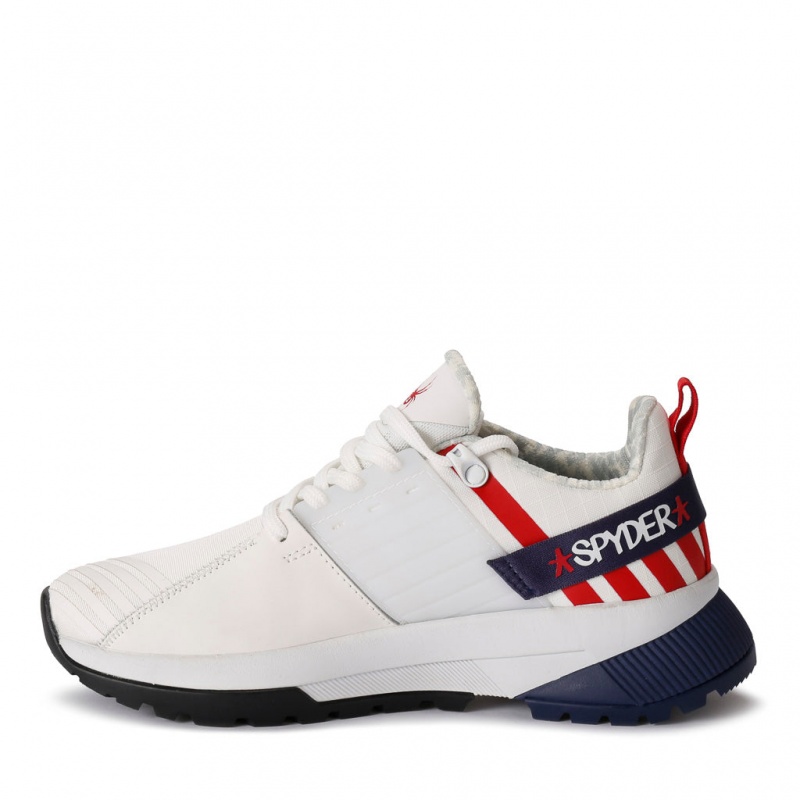 USA White Spyder Shasta Shoes | PLB-678345