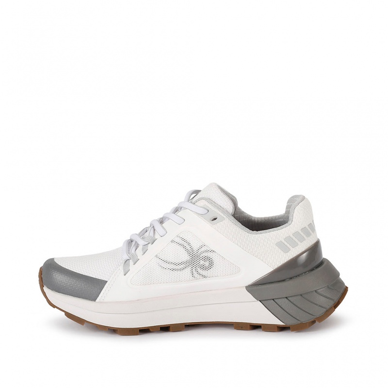 White Multi Spyder Indy Sneakers | WKX-951827