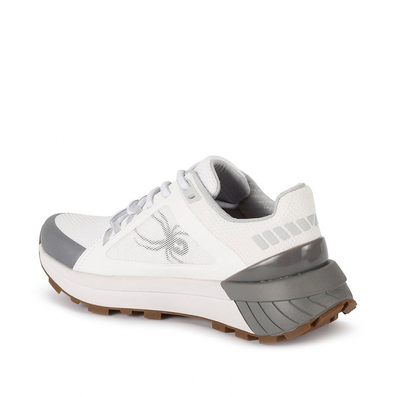 White Multi Spyder Indy Sneakers | WKX-951827