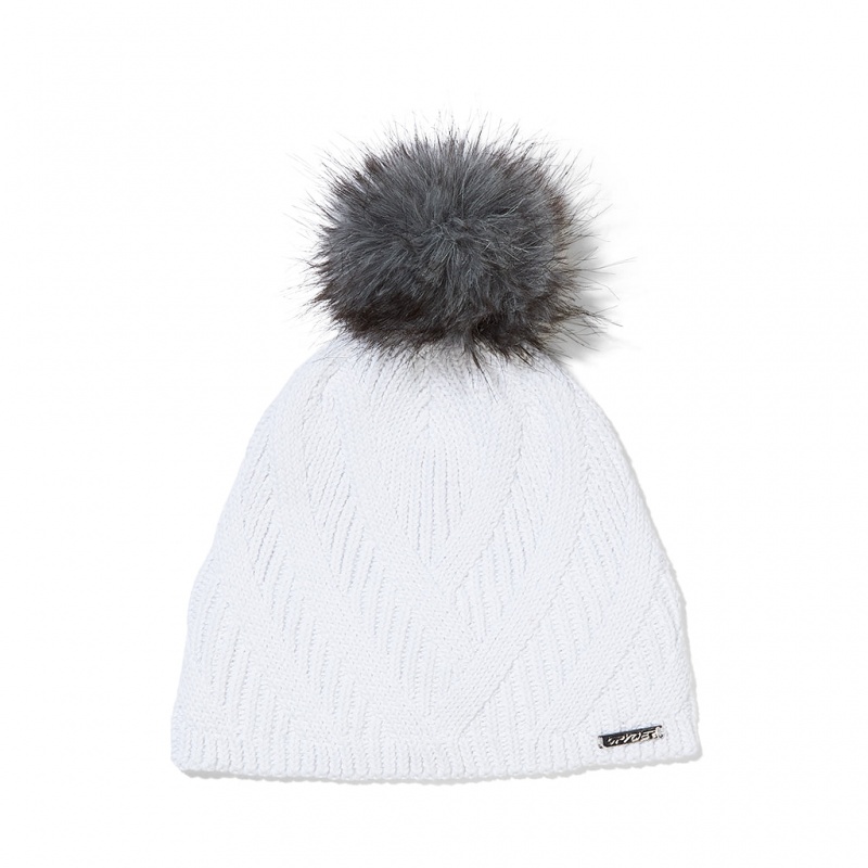 White Spyder Royal Pom Beanie | FNH-674158