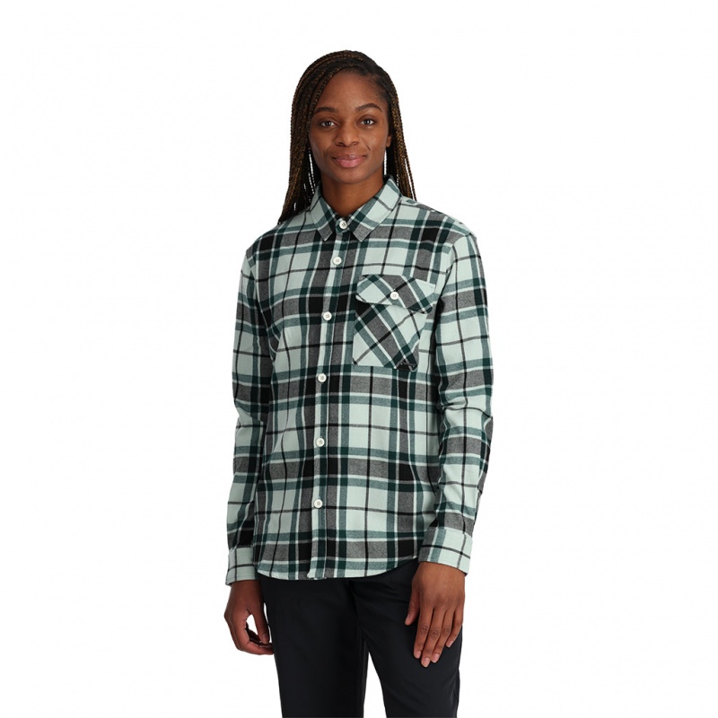 Wintergreen Spyder Fab Flannel Top | QUL-560948