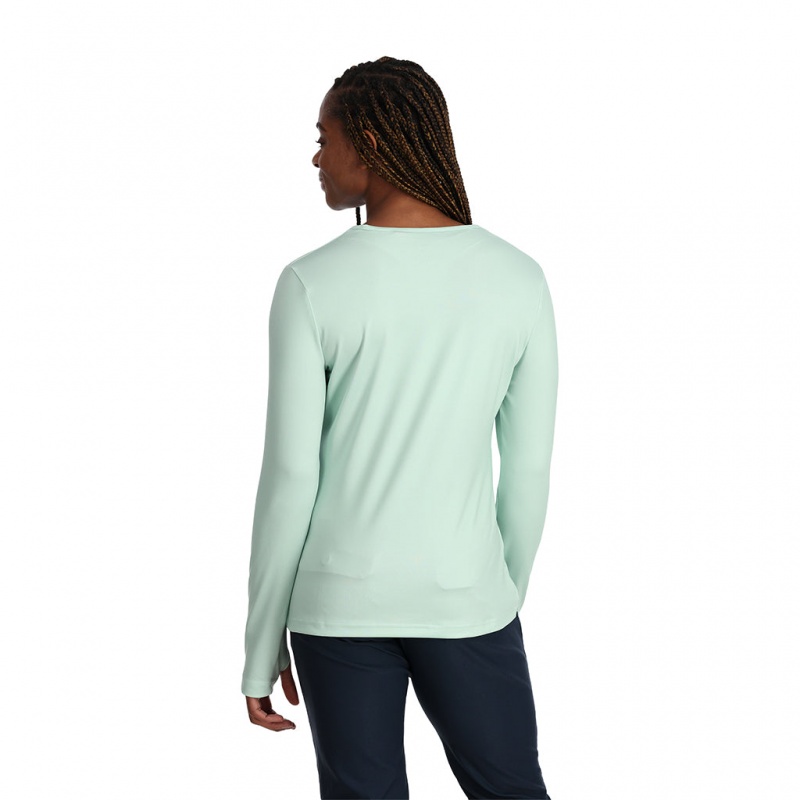 Wintergreen Spyder Lift Crew Baselayer Top | EAC-945361