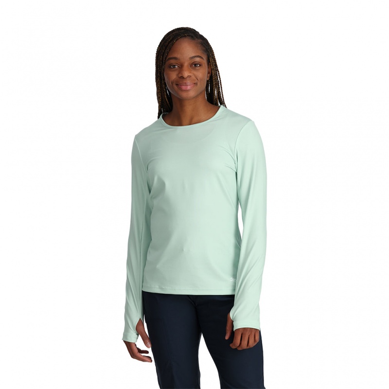 Wintergreen Spyder Lift Crew Baselayer Top | EAC-945361